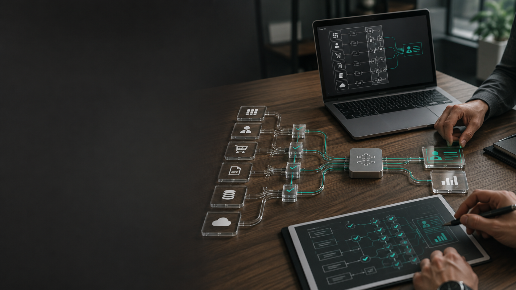 Monitoreo de integraciones: sistemas distintos conectados a un solo flujo de datos vigilado
